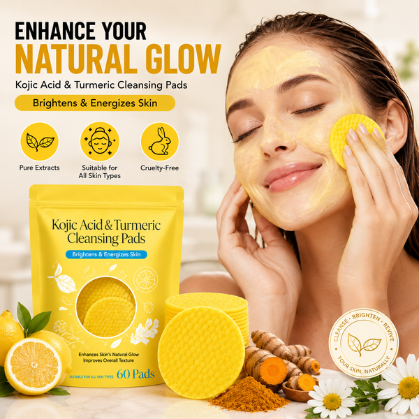 Kojic Acid & Turmeric Cleansing Pads (40 Count)