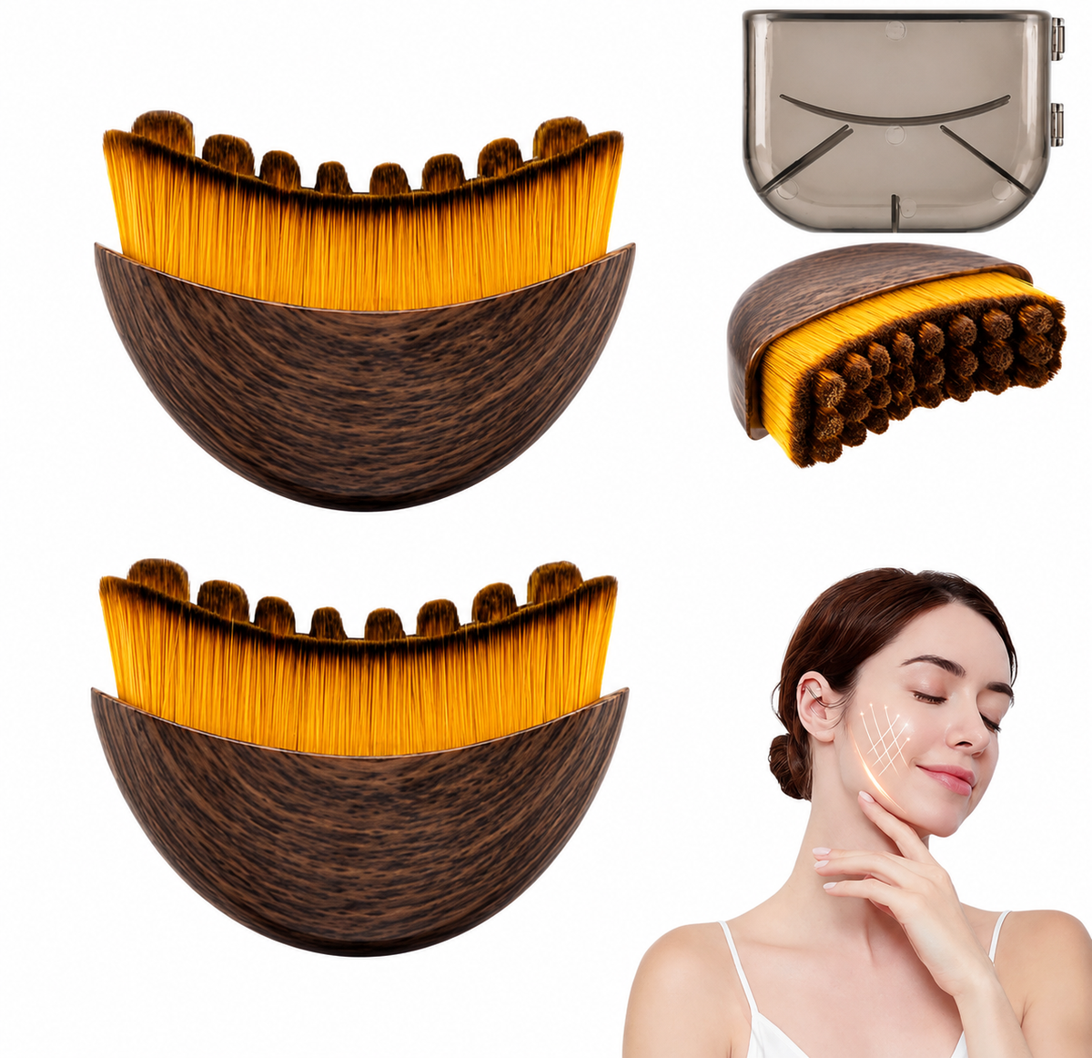 Lymphatic Contour Face Brush – Facial Massage Tool