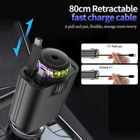 5-in-1 Starlight Car Charger – Fast USB Charging