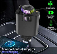 5-in-1 Starlight Car Charger – Fast USB Charging