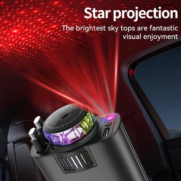 5-in-1 Starlight Car Charger – Fast USB Charging