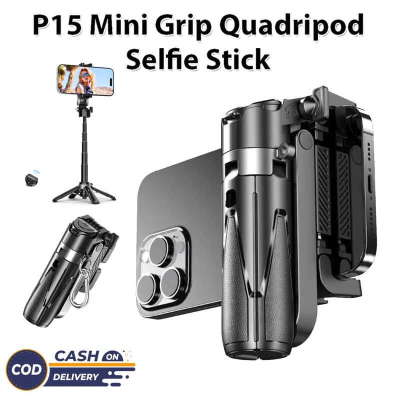 Mini Grip Quadripod Phone Tripod Stand Flexible Stand