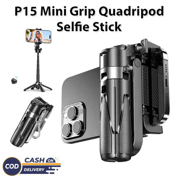 Mini Grip Quadripod Phone Tripod Stand Flexible Stand