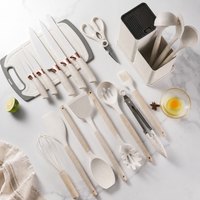Kitchen Utensil Set with Holder – Complete Cooking Tools