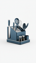 Steel Blue Kitchen Organizer