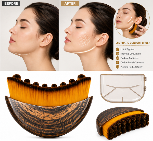 Lymphatic Contour Face Brush – Facial Massage Tool