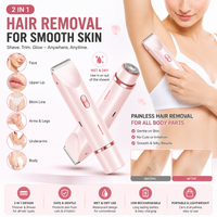 2 in 1 Women Body Shaver – Irritation-Free Shave