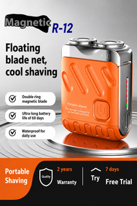 Portable Rotary Dual Ring Electric Shaver – Travel