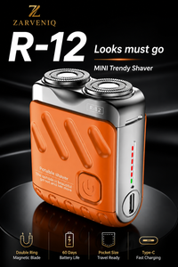 Portable Rotary Dual Ring Electric Shaver – Travel
