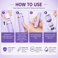 2 in 1 Women Body Shaver – Irritation-Free Shave