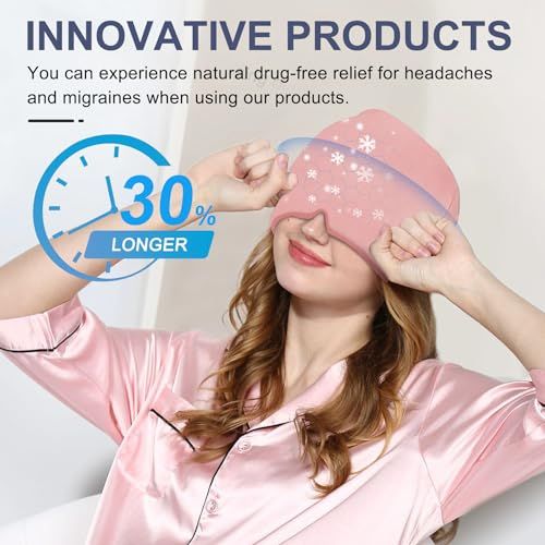 Migraine Relief Cap - Hot & Cold Therapy