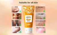 Orange Brightening Exfoliating Face Scrub – Glow
