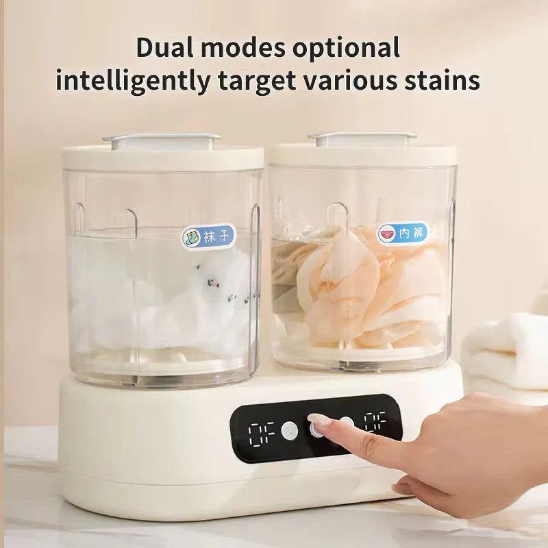 Double Bucket Mini Washing Machine