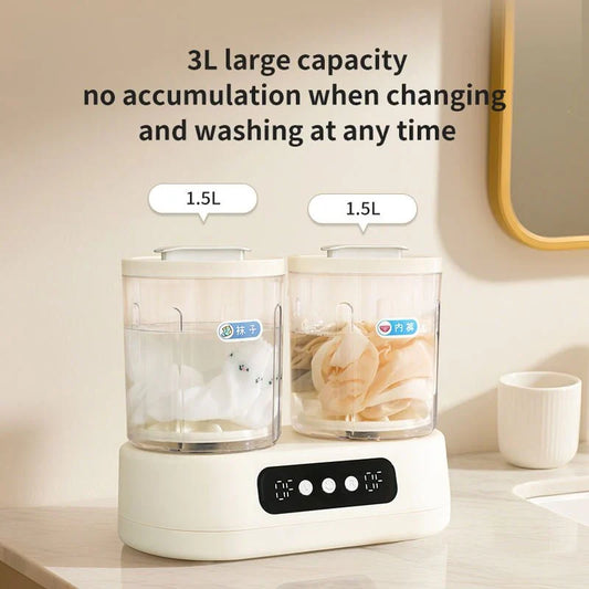 Double Bucket Mini Washing Machine