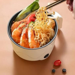 Compact Electric Mini Cooker with Lid