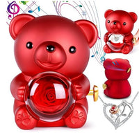 EleganceBear Rose Teddy Bear Gift Box