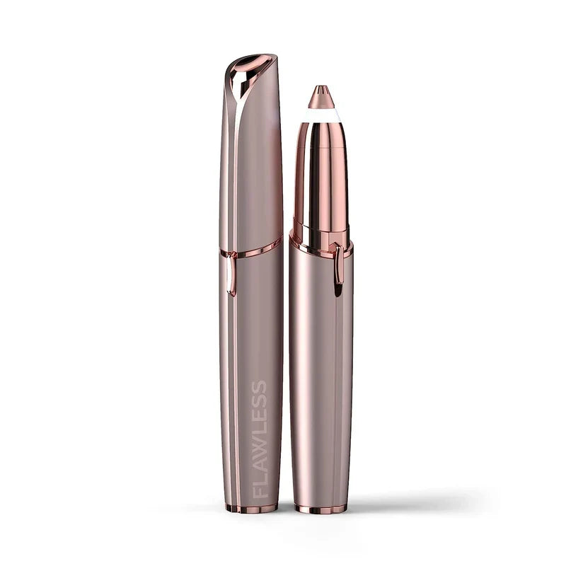 LED Eyebrow & Facial Trimmer – Painless Hair Remover