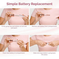 LED Eyebrow & Facial Trimmer – Painless Hair Remover