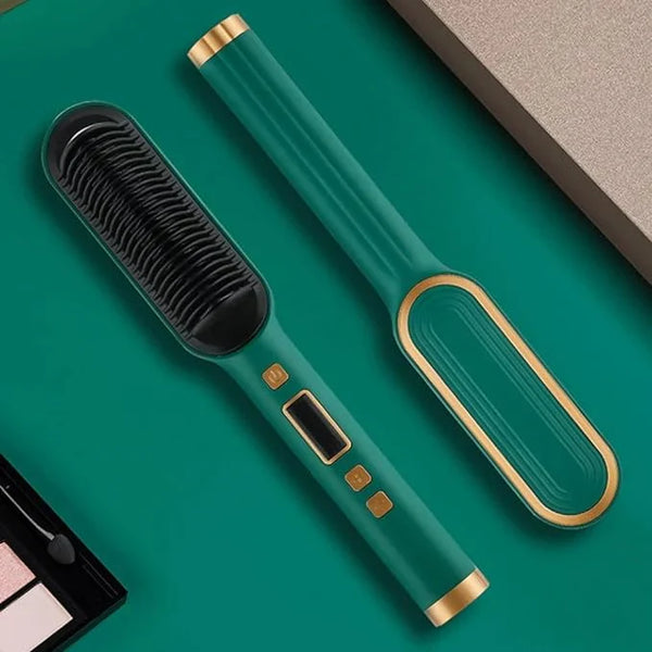 Electric Hair Straightening Brush – Fast Heat Styler