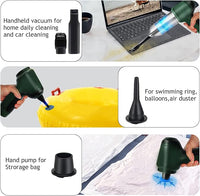 2-in-1 Portable Mini Cordless Vacuum Cleaner