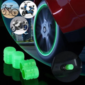 Car Luminous Tire Valve Cap 4 pcs set