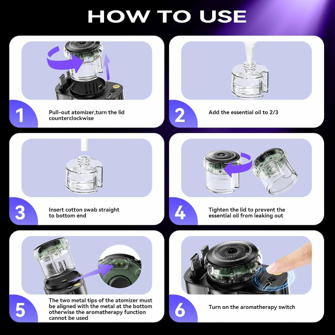 5-in-1 Starlight Car Charger - view 2