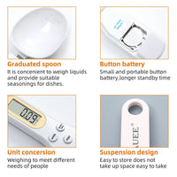 Digital Spoon Kitchen Scale (0.1g Precision)