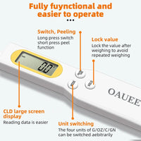 Digital Spoon Kitchen Scale (0.1g Precision)