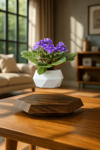 Levitating Magnetic Floating Marble Pot – Decor