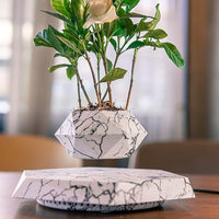 Levitating Magnetic Floating Marble Pot – Decor