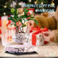 Levitating Magnetic Floating Marble Pot – Decor