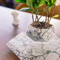 Levitating Magnetic Floating Marble Pot – Decor