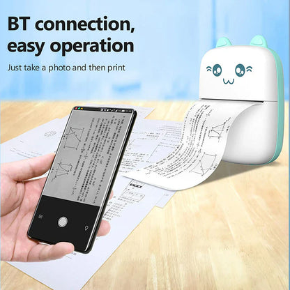 Portable Mini Pocket Printer Bluetooth Thermal Printer for mobile