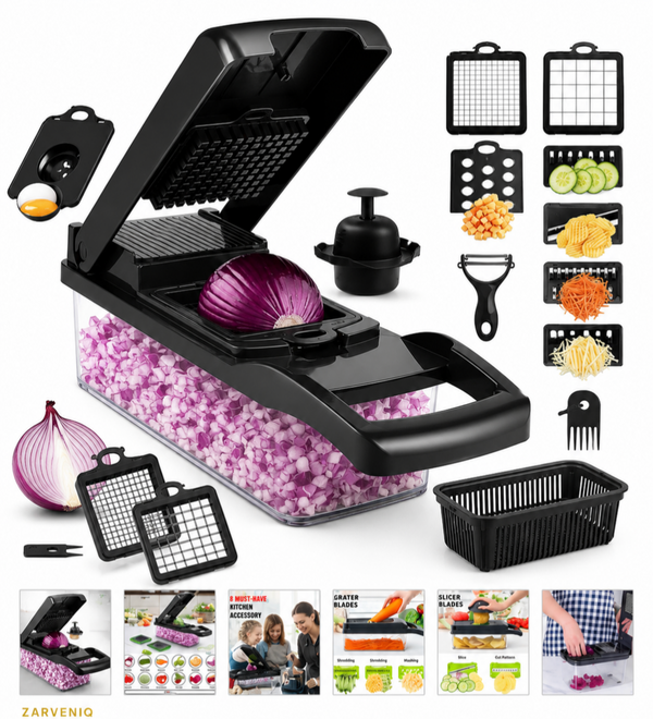 Multi-Function Vegetable Cutter & Slicer