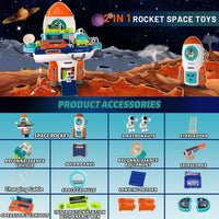 Rocket Space Toys for Kids – STEM Playset