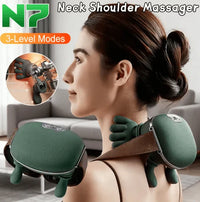 Electric Shoulder & Neck Massager – Heat Therapy