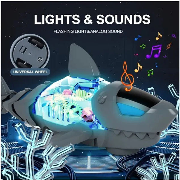 Universal Shark Toy with Light for Kids